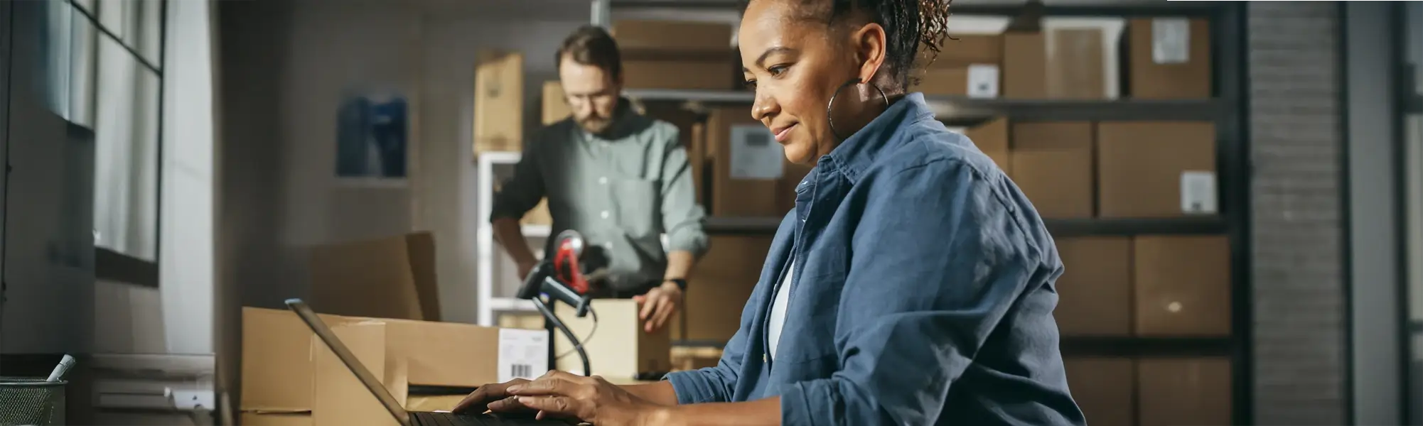 Small Business Employee at Work